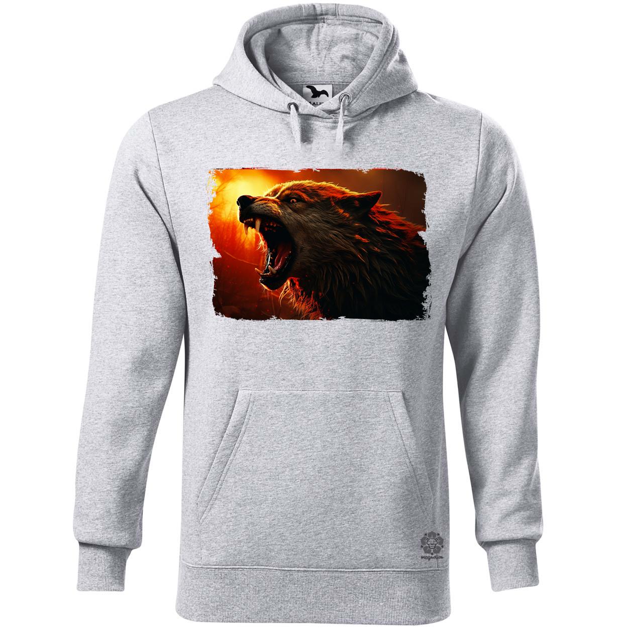 Vérfarkas vérhold alatt v5 egyedi  pulóver 