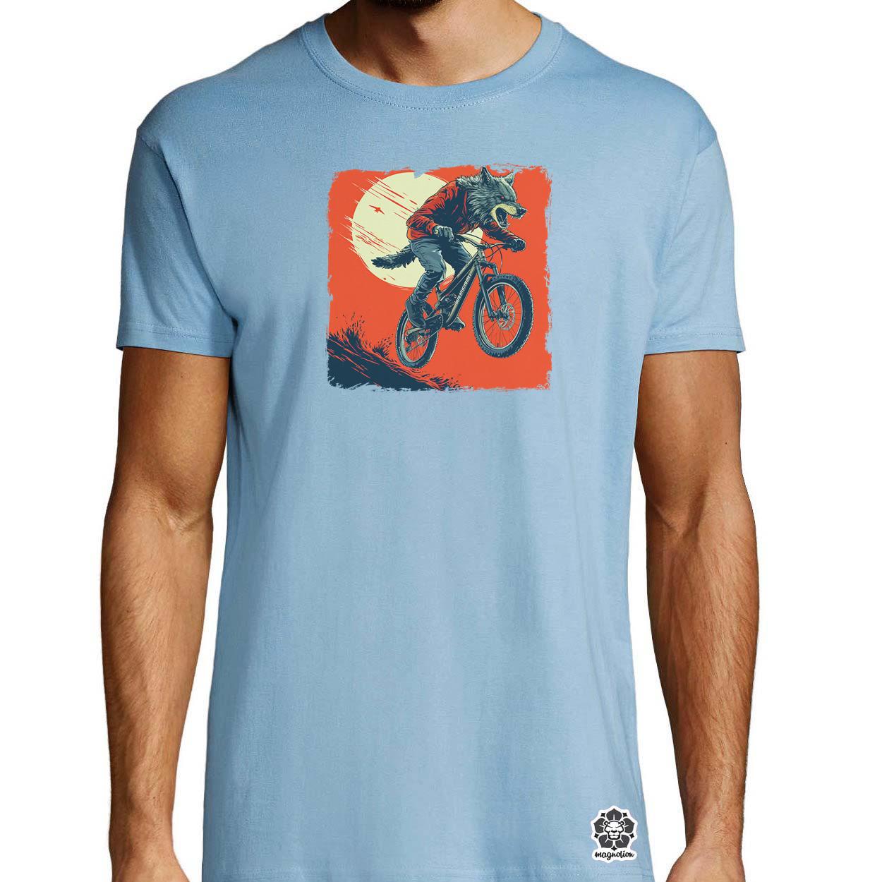 BMX vérfarkas egyedi póló 