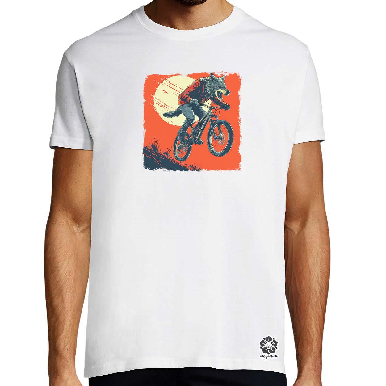BMX vérfarkas egyedi póló 