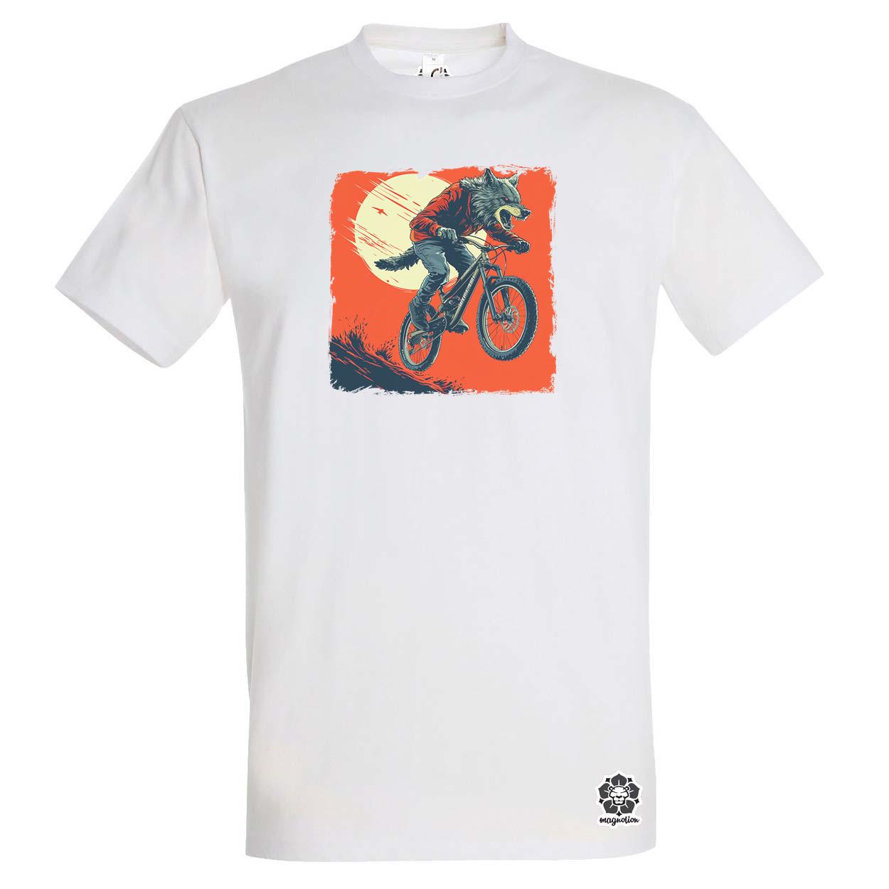 BMX vérfarkas egyedi póló 