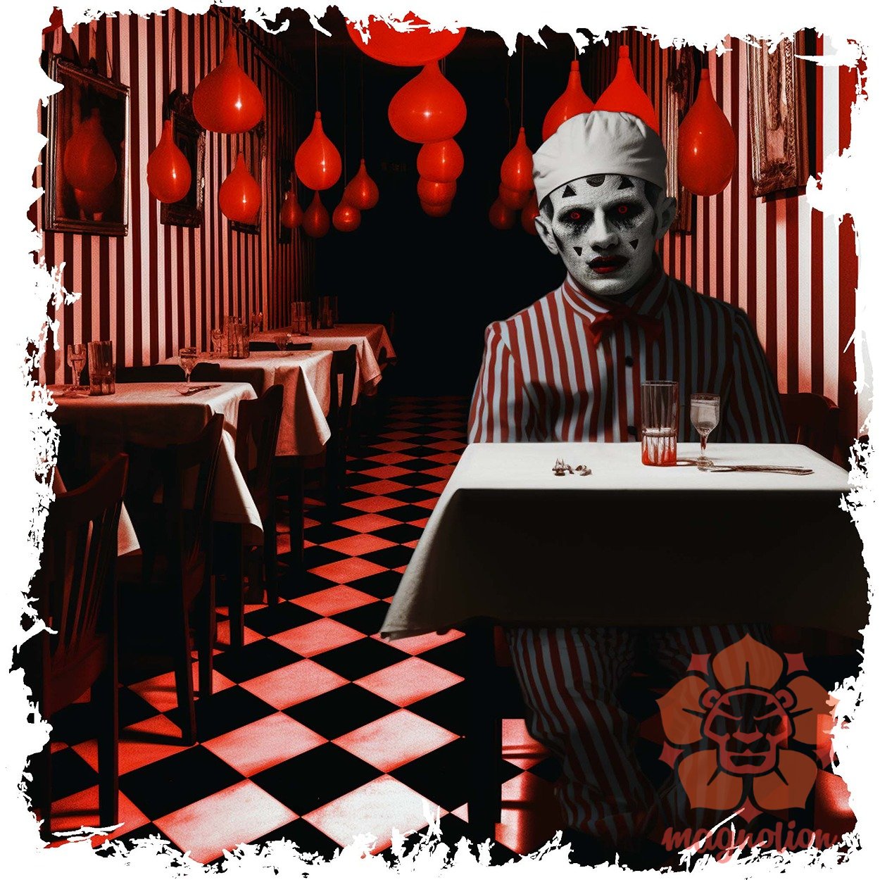 Éttermi horror v2 egyedi póló 