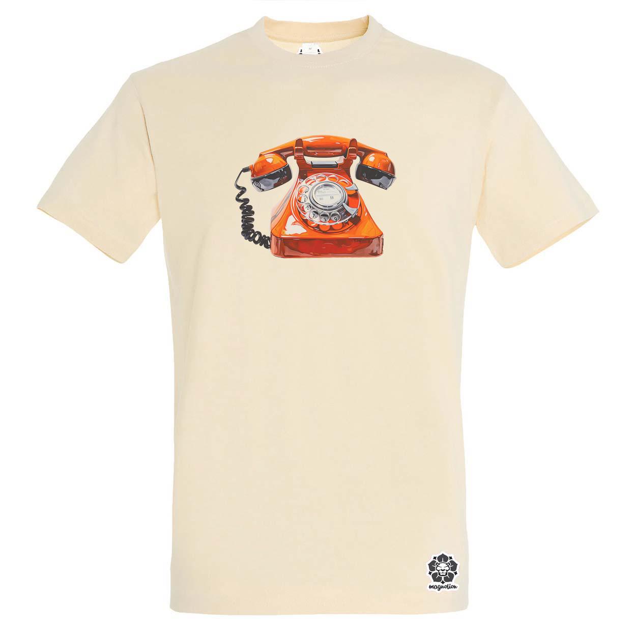 Festett telefon v1 egyedi póló 