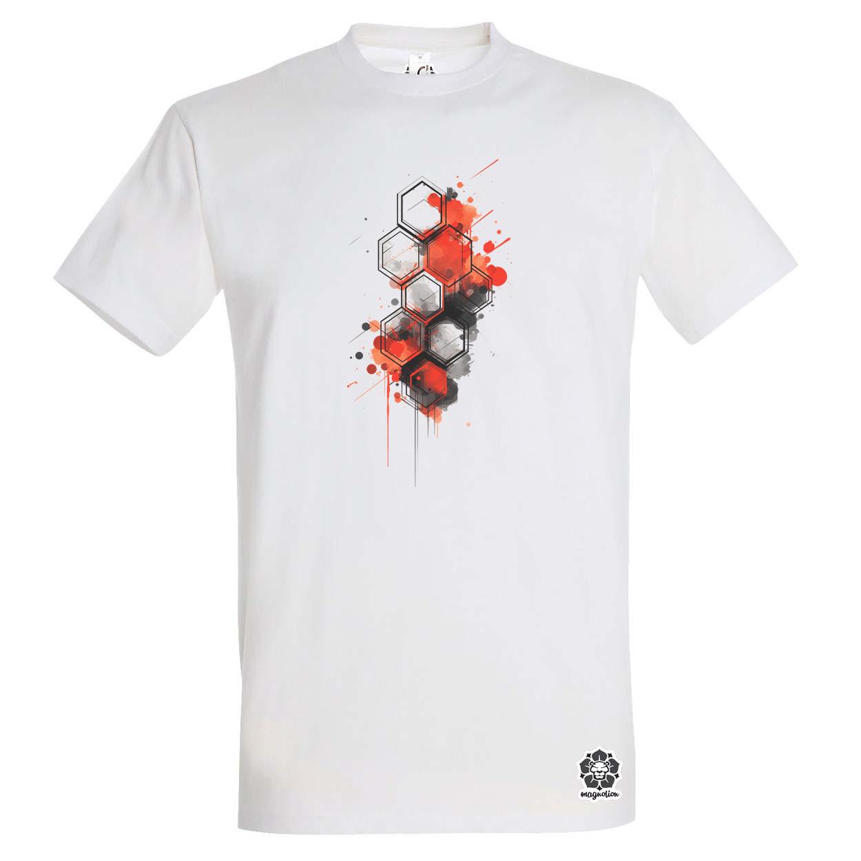 Hexagon tetoválás v5 egyedi póló 