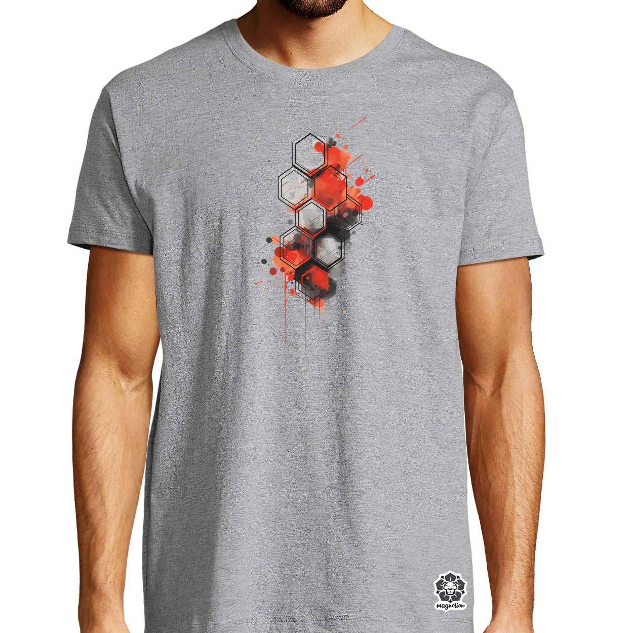 Hexagon tetoválás v5 egyedi póló 