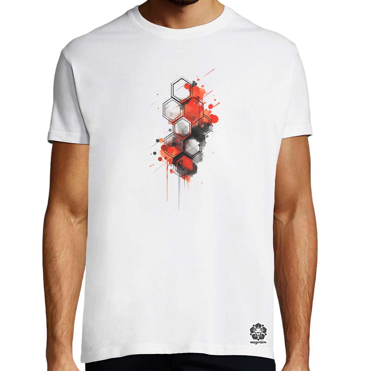 Hexagon tetoválás v5 egyedi póló 
