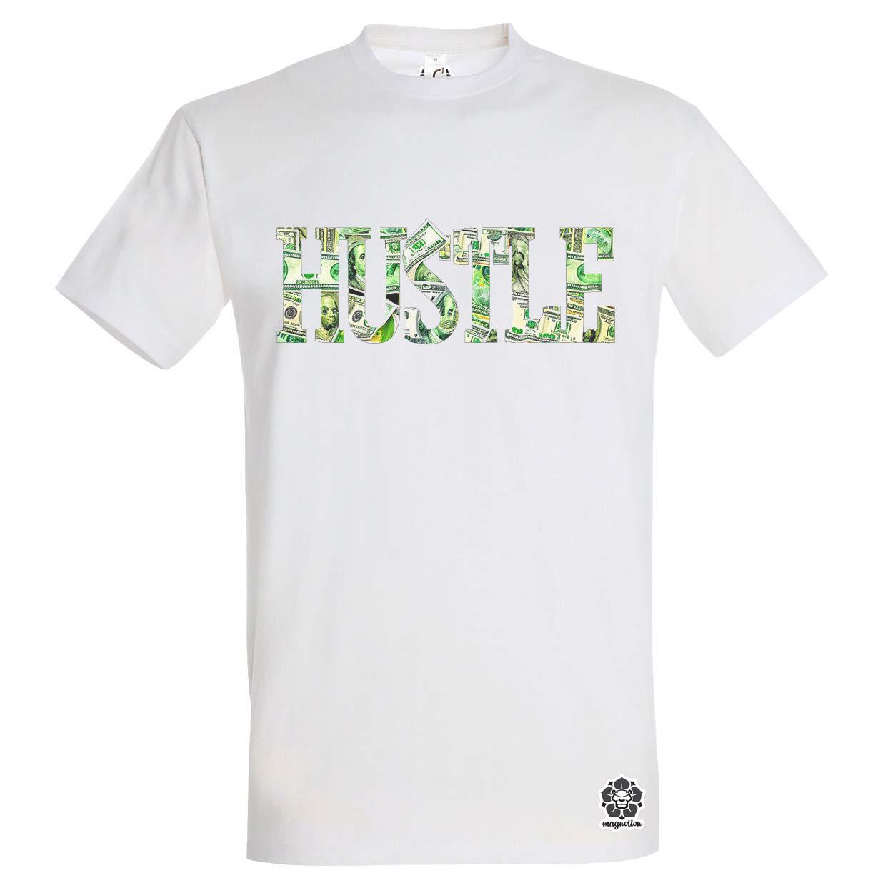 Hustle v1 egyedi póló 