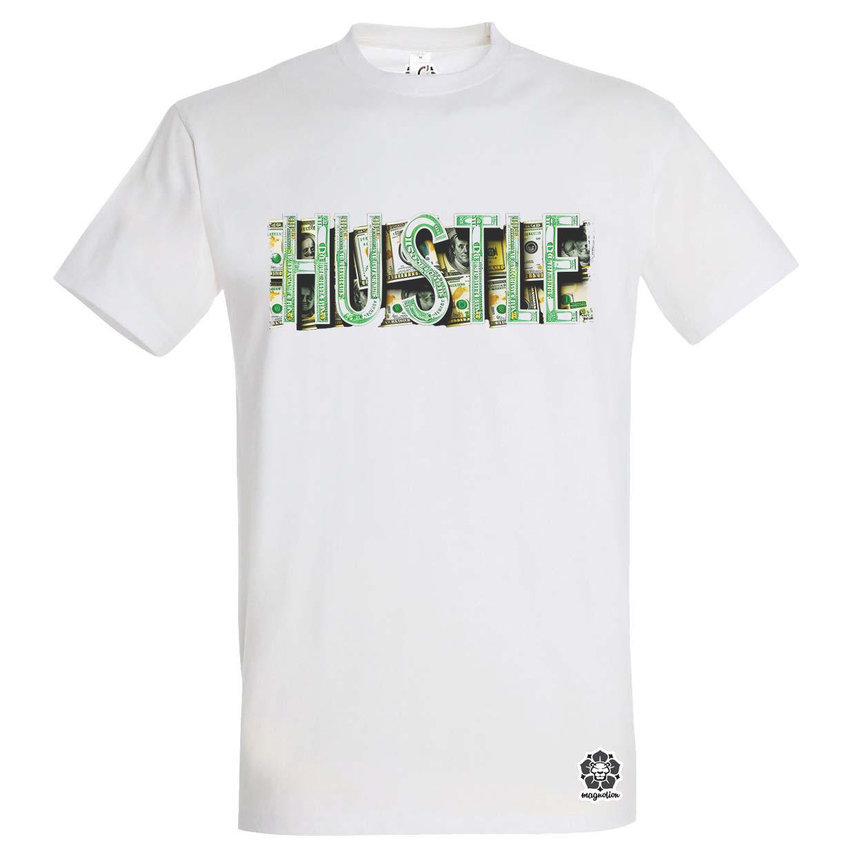 Hustle v2 egyedi póló 