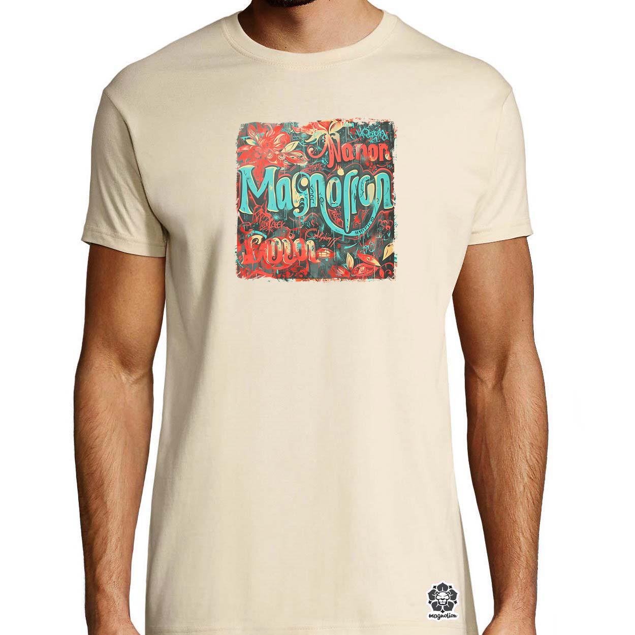 Magnolion graffiti v3 egyedi póló 
