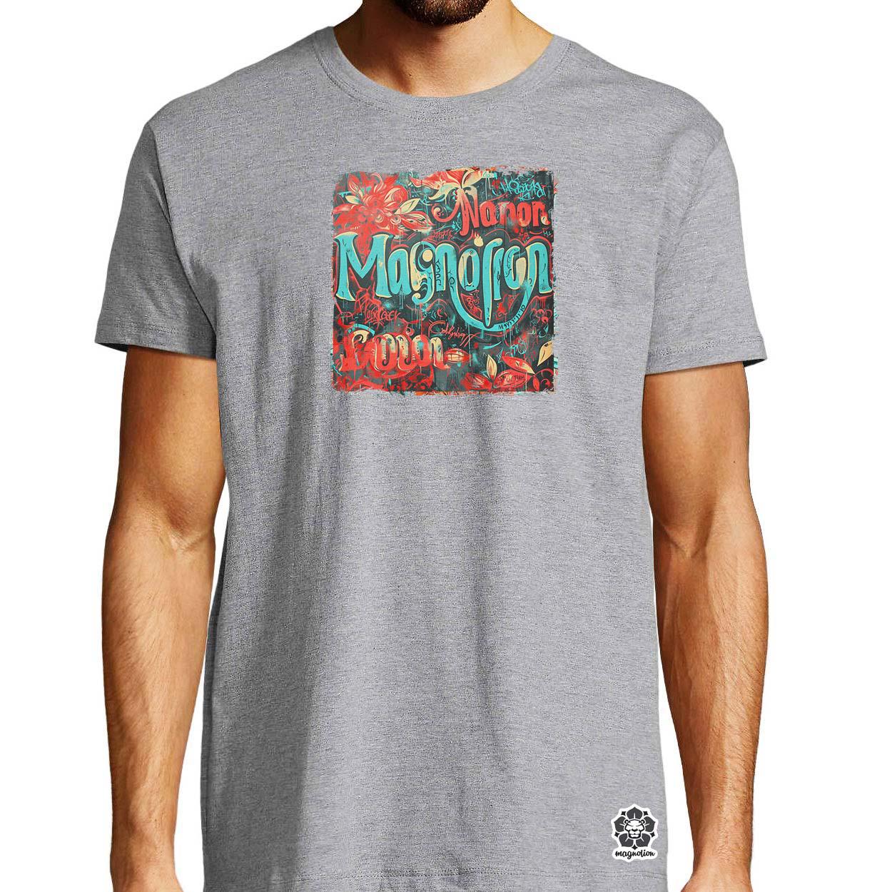 Magnolion graffiti v3 egyedi póló 