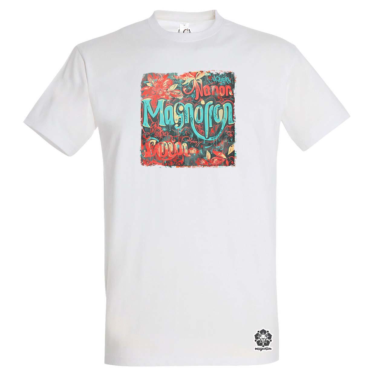 Magnolion graffiti v3 egyedi póló 