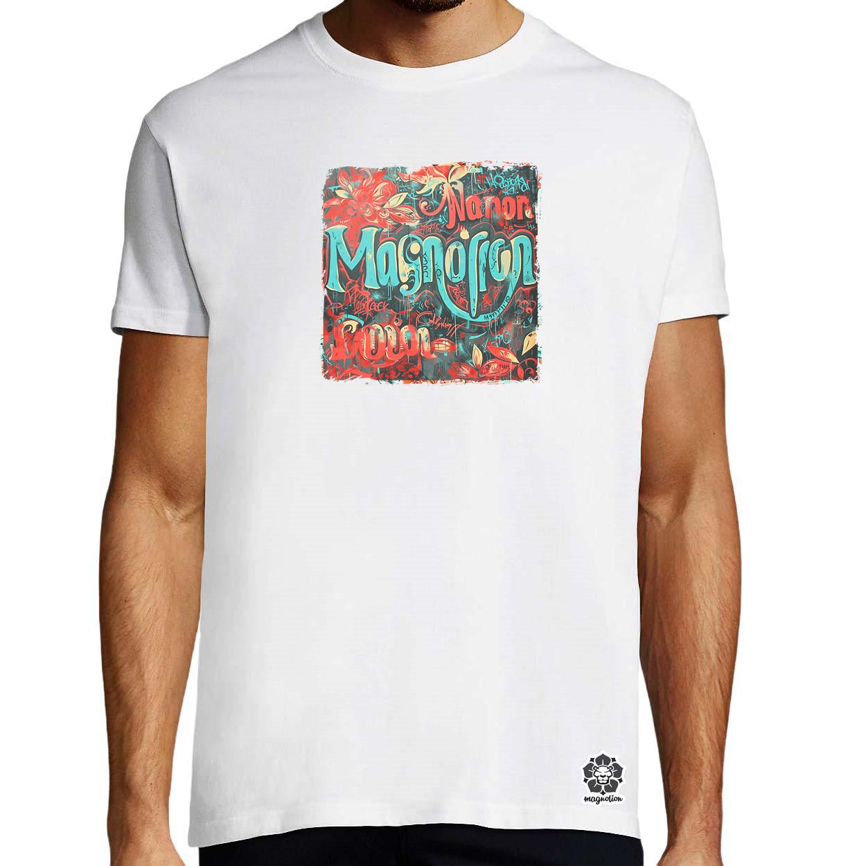 Magnolion graffiti v3 egyedi póló 