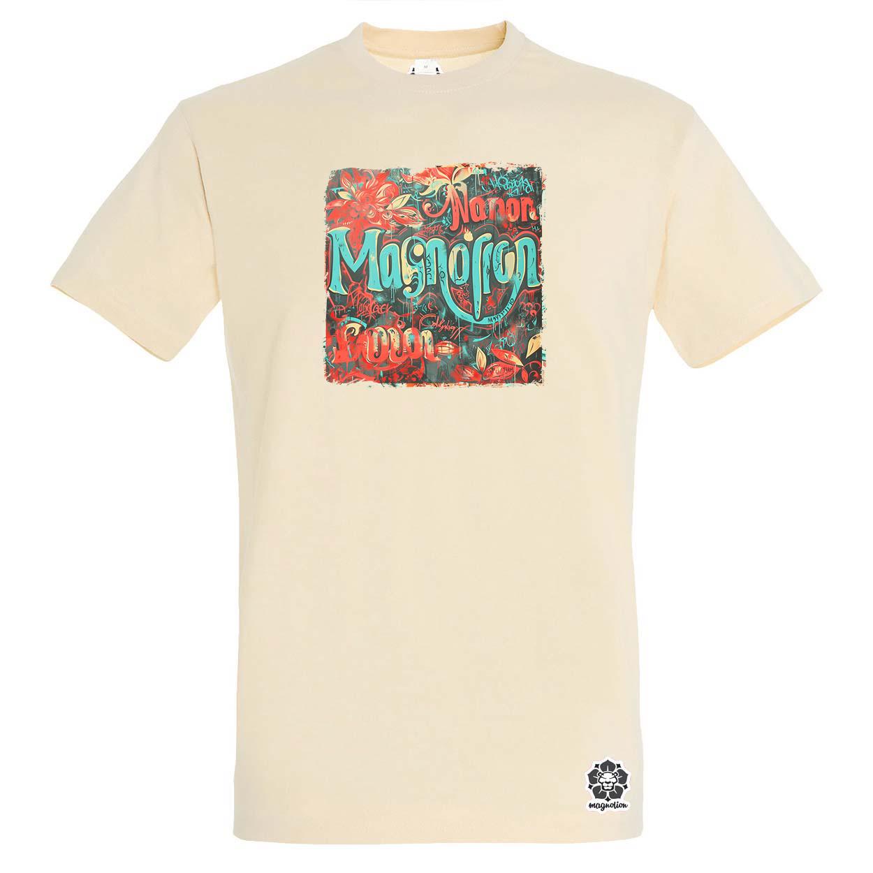Magnolion graffiti v3 egyedi póló 