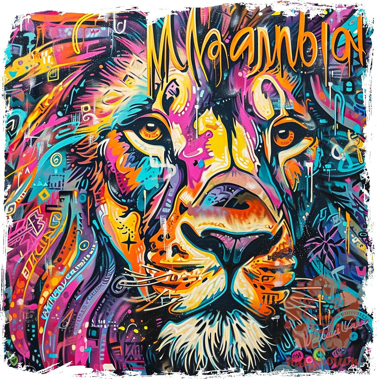 Magnolion graffiti v8 egyedi póló 
