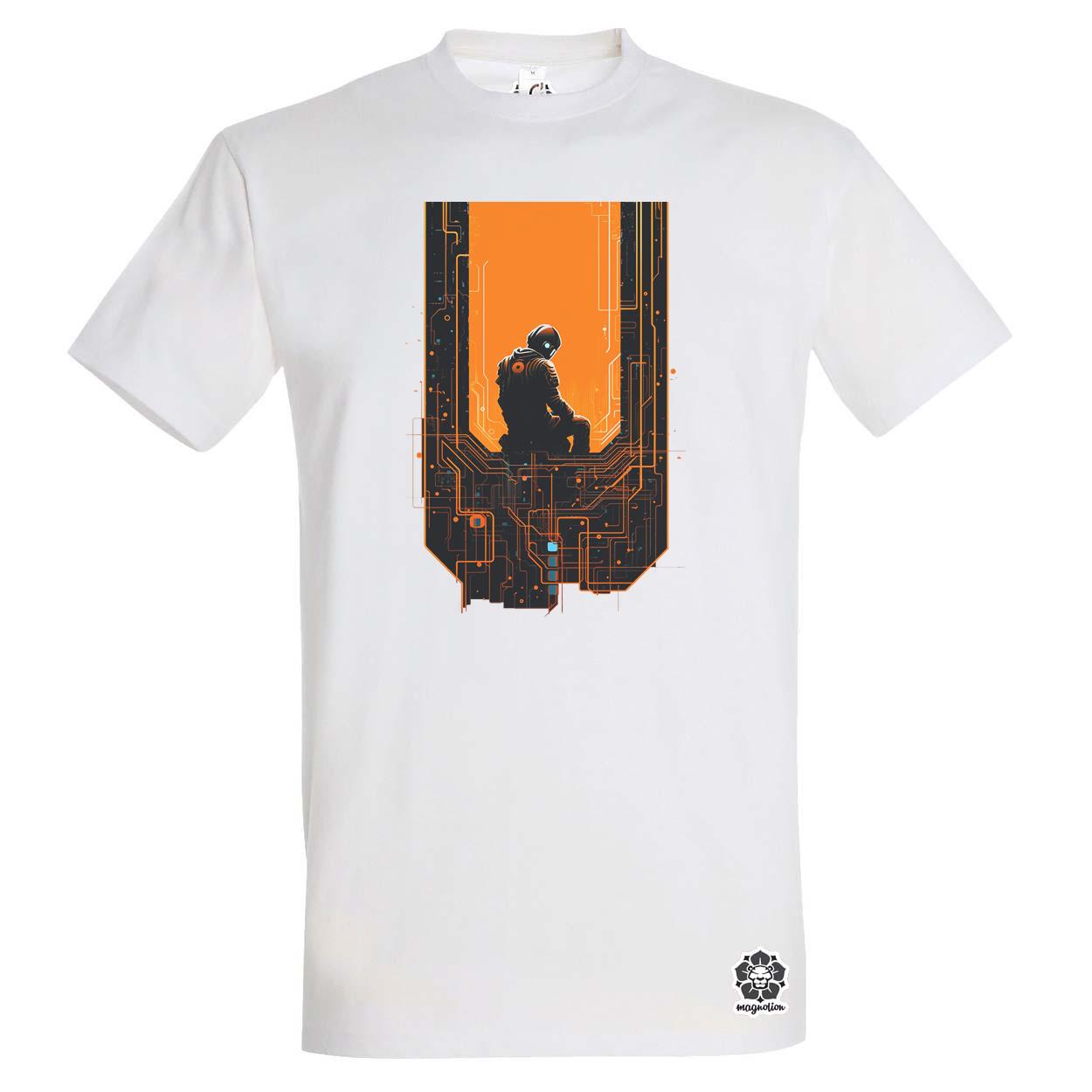 Mono vektor cyberpunk v3 egyedi póló 