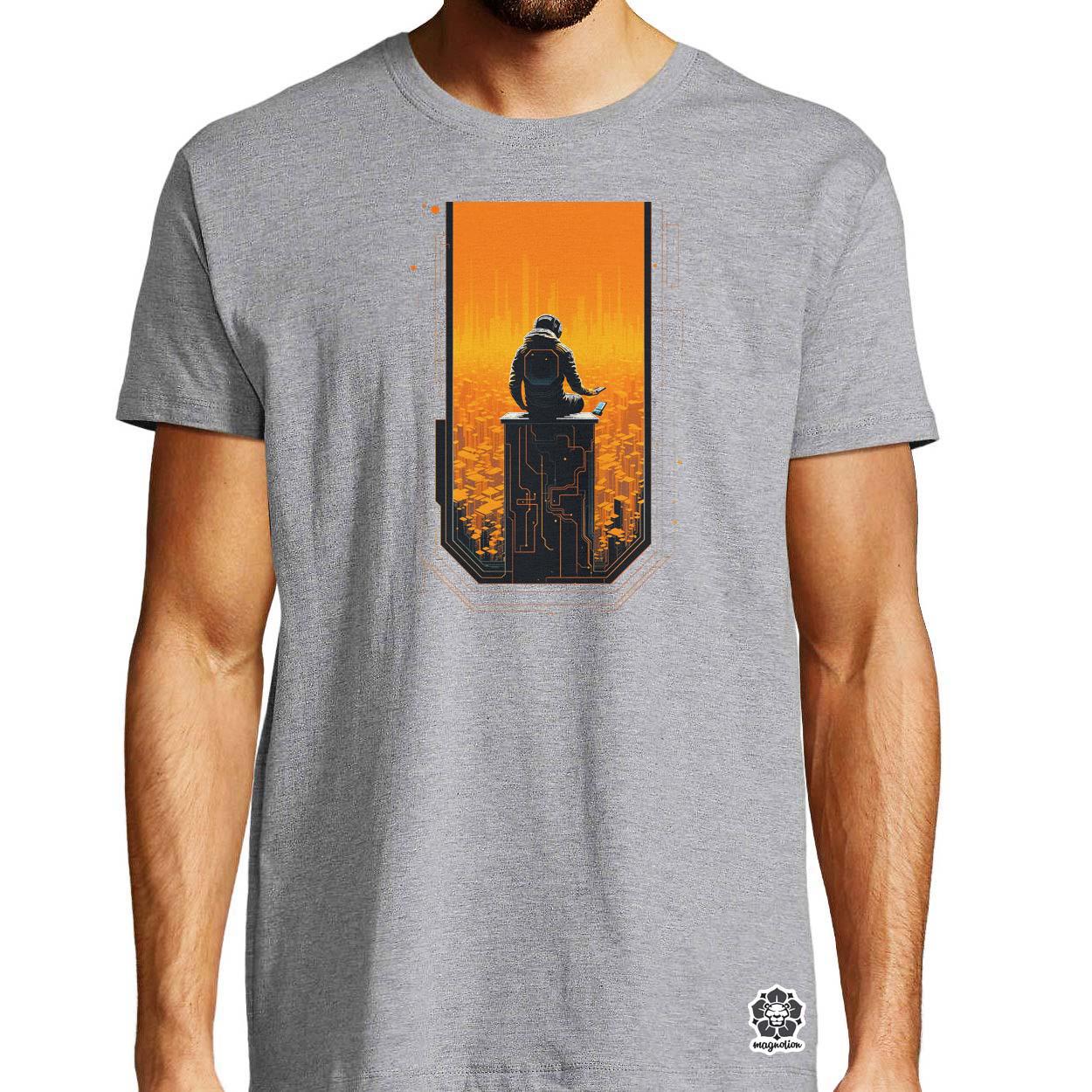 Mono vektor cyberpunk v4 egyedi póló 