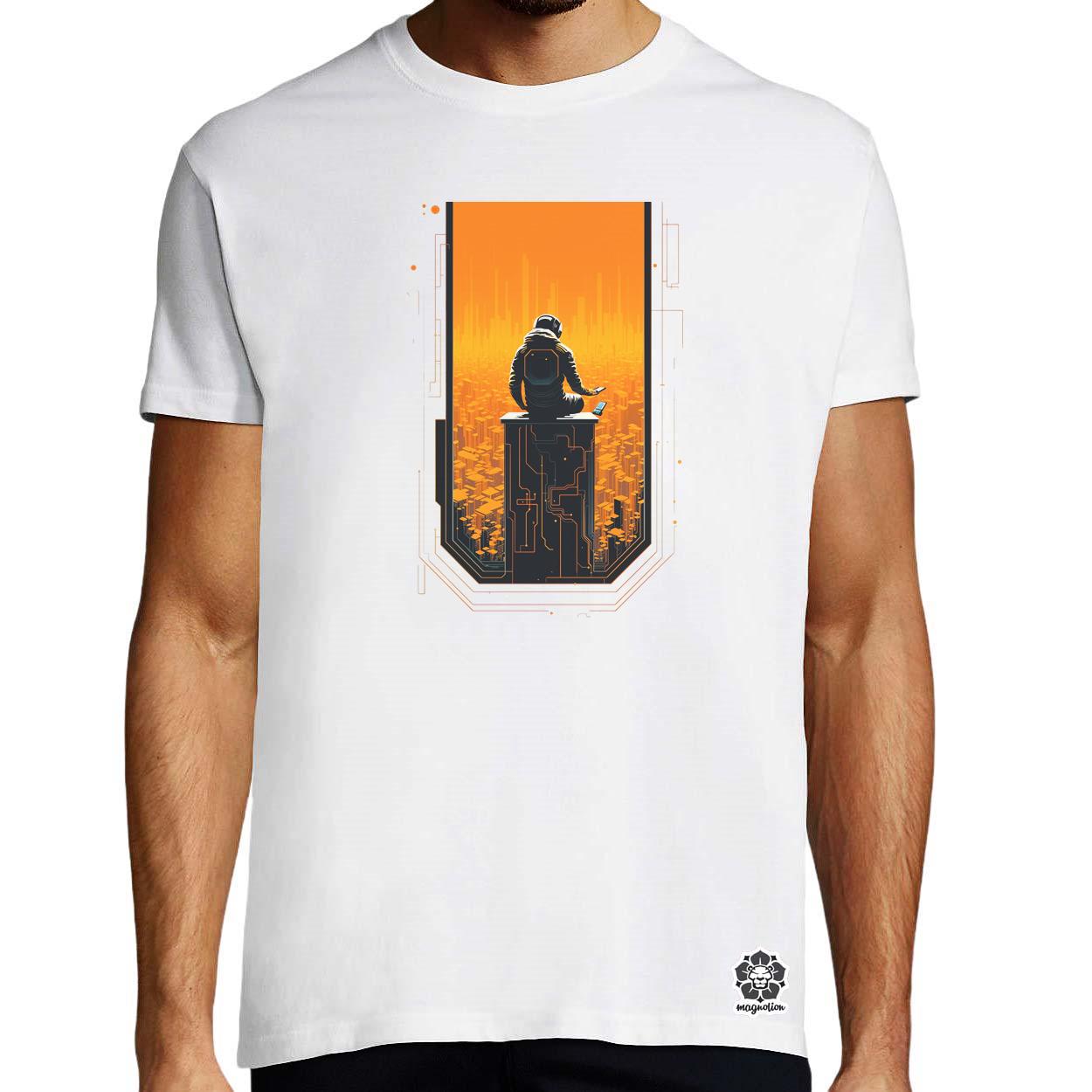 Mono vektor cyberpunk v4 egyedi póló 