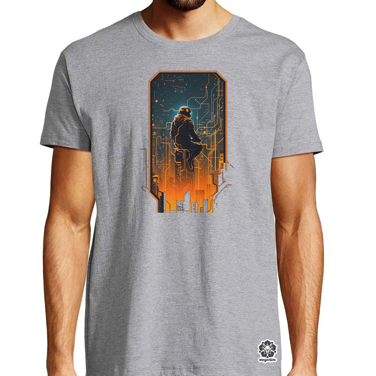 Mono vektor cyberpunk v5 egyedi póló 