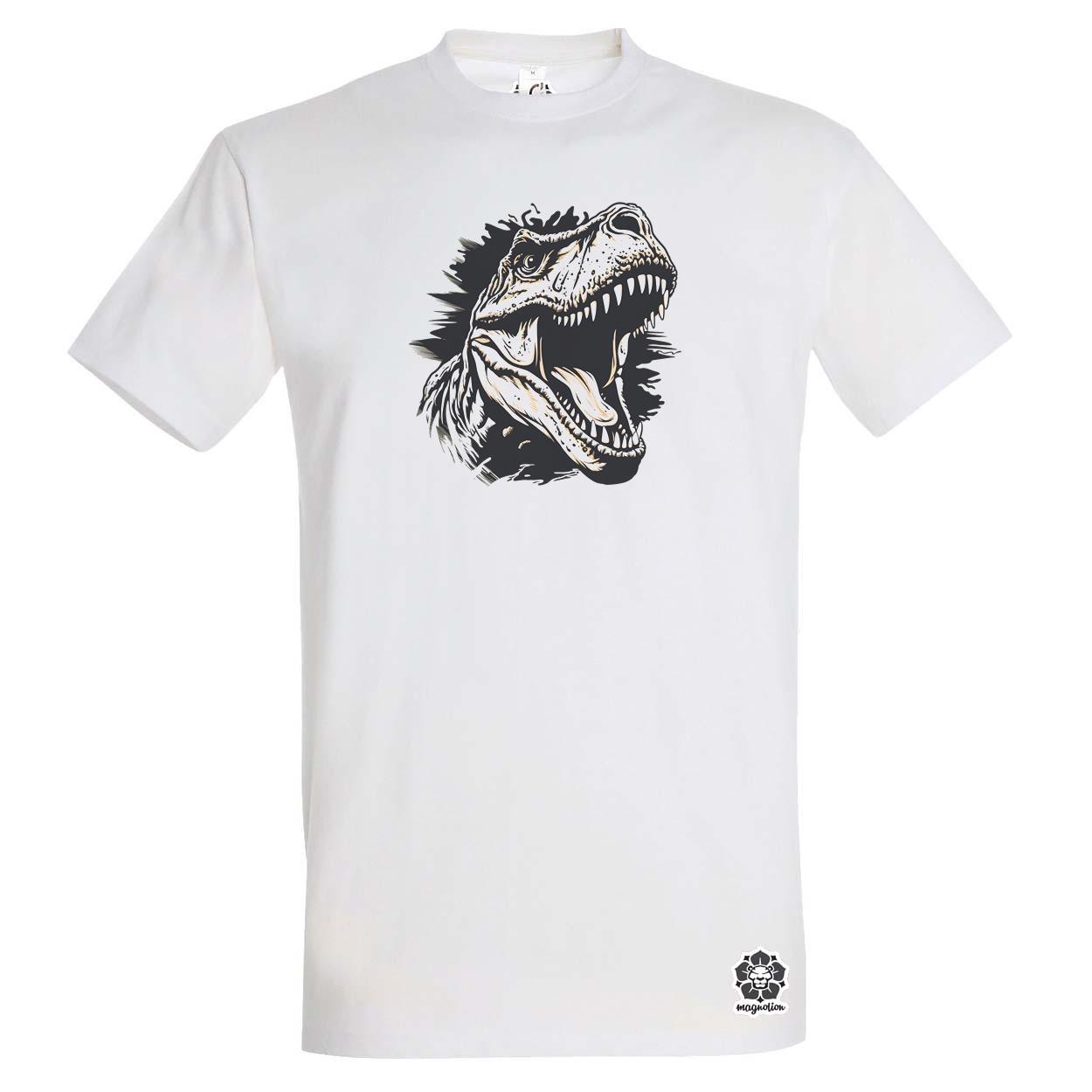 Monochrome T-rex v1 egyedi póló 