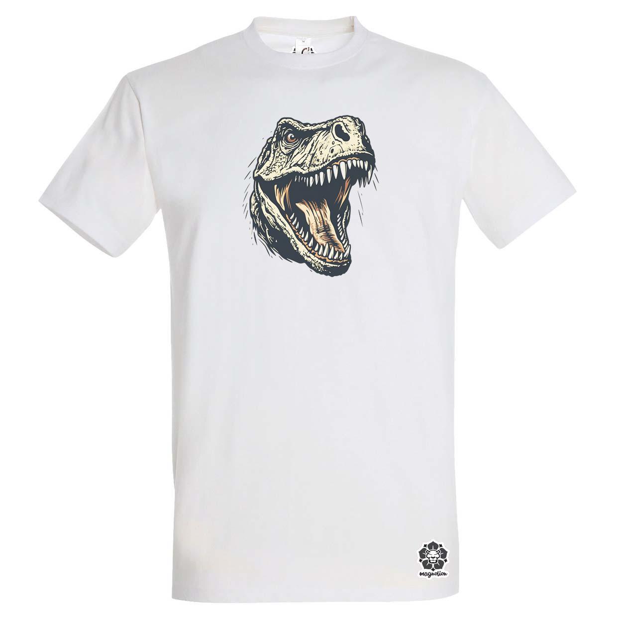 Monochrome T-rex v2 egyedi póló 