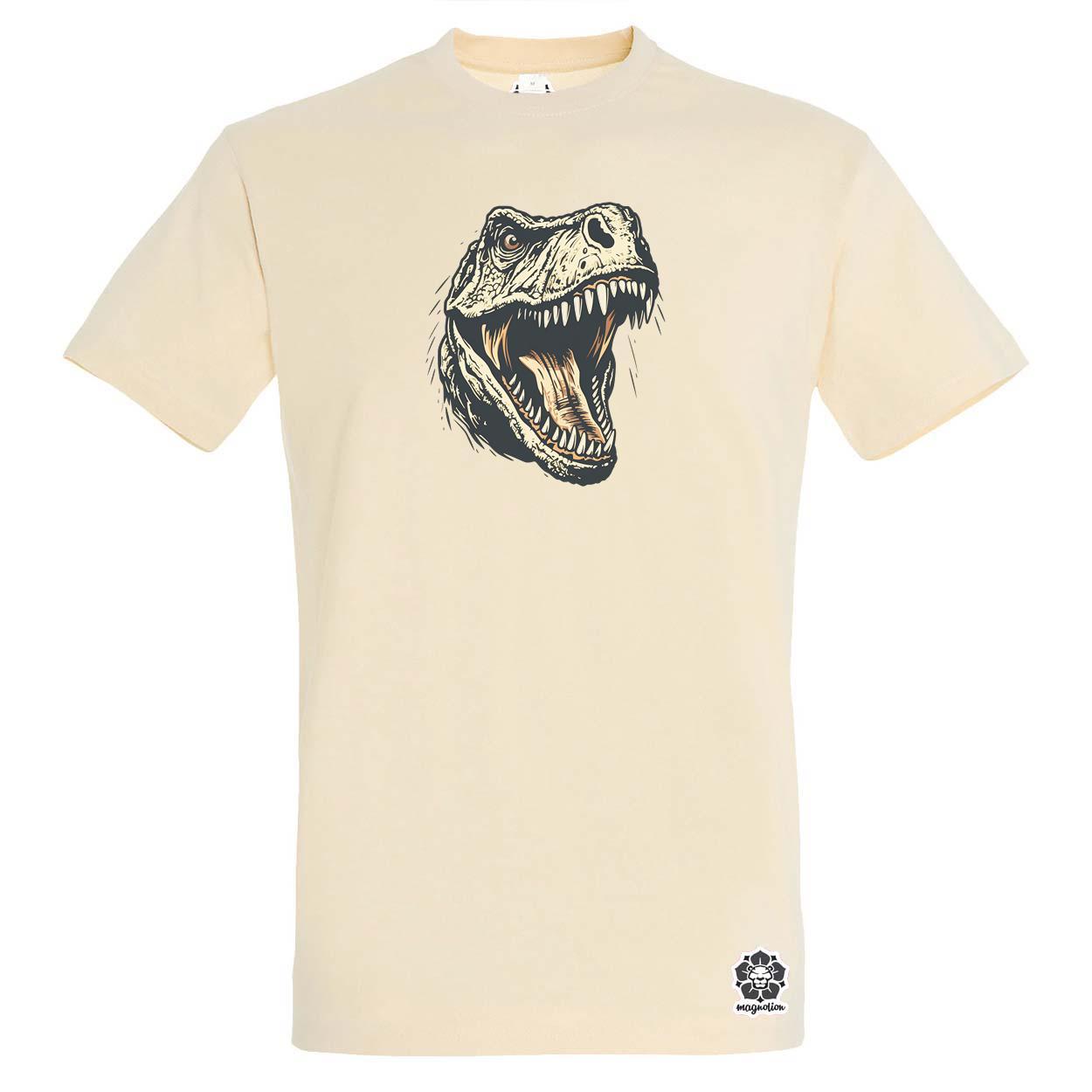 Monochrome T-rex v2 egyedi póló 