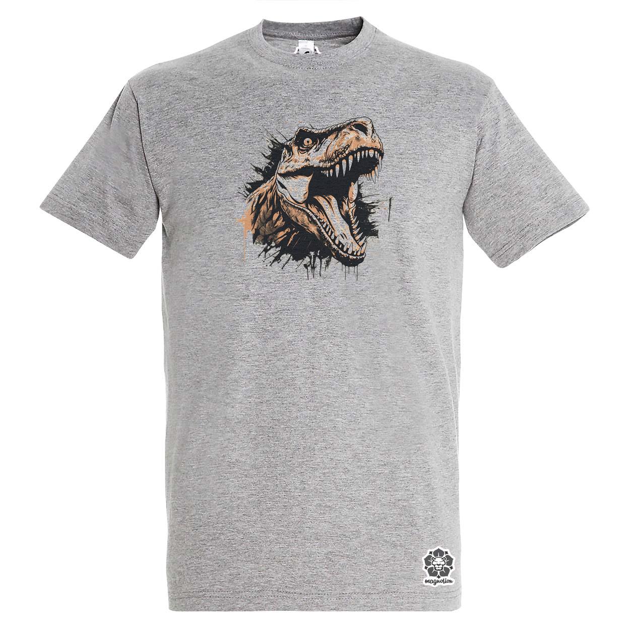 Monochrome T-rex v3 egyedi póló 