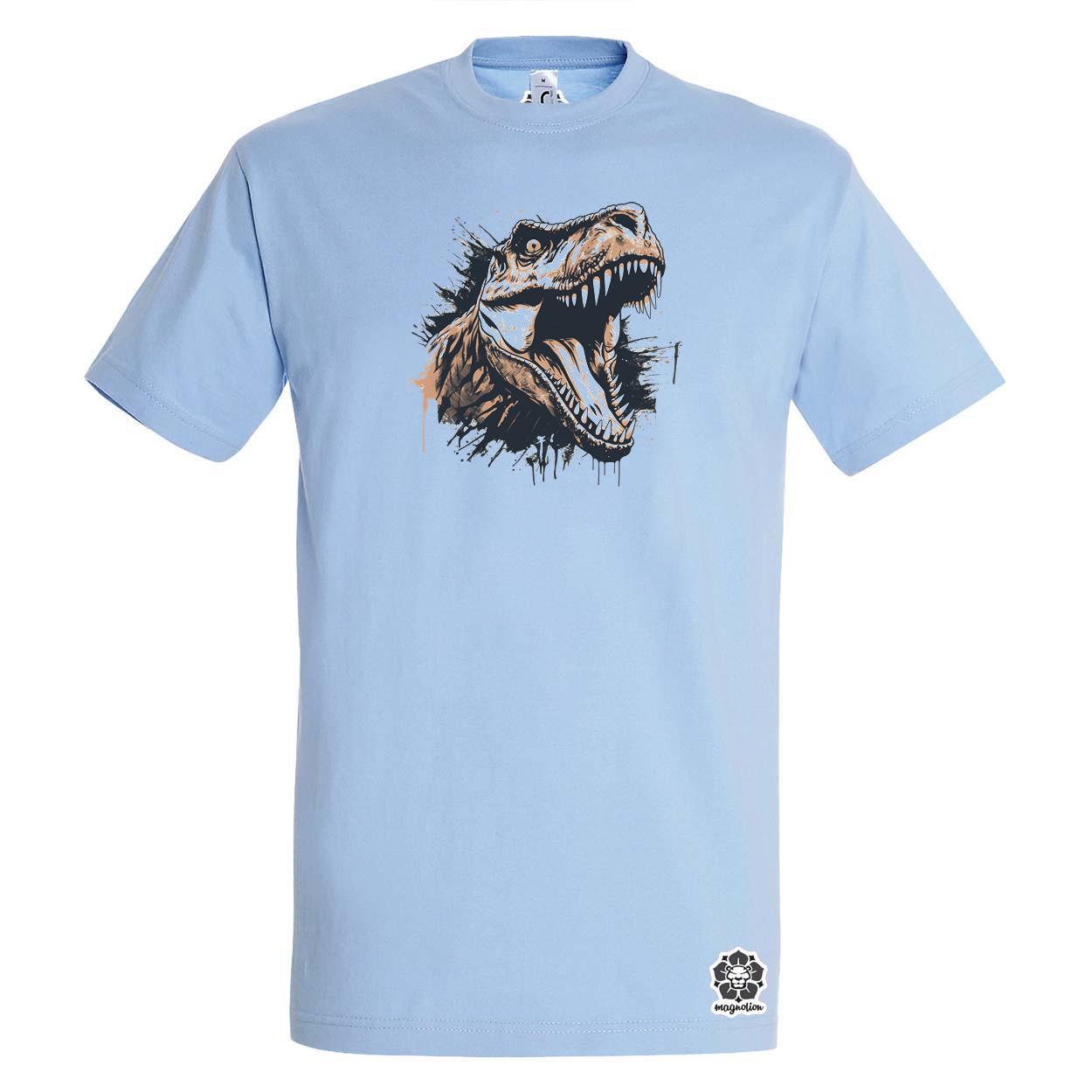 Monochrome T-rex v3 egyedi póló 