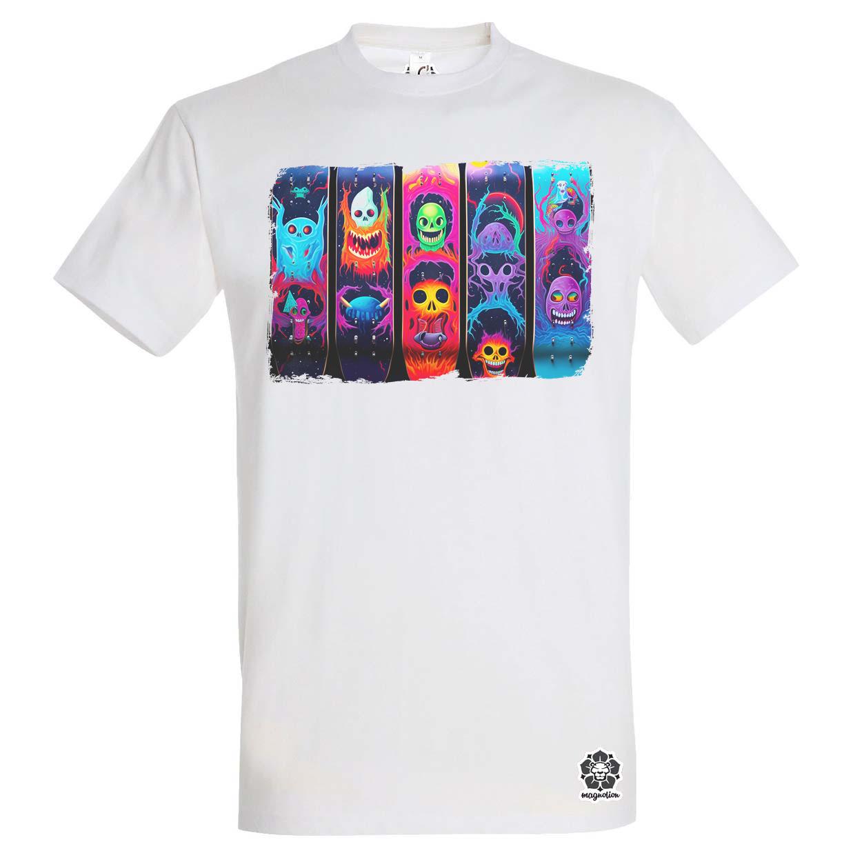 Multidimenzió ART deszkázás v2 egyedi póló 