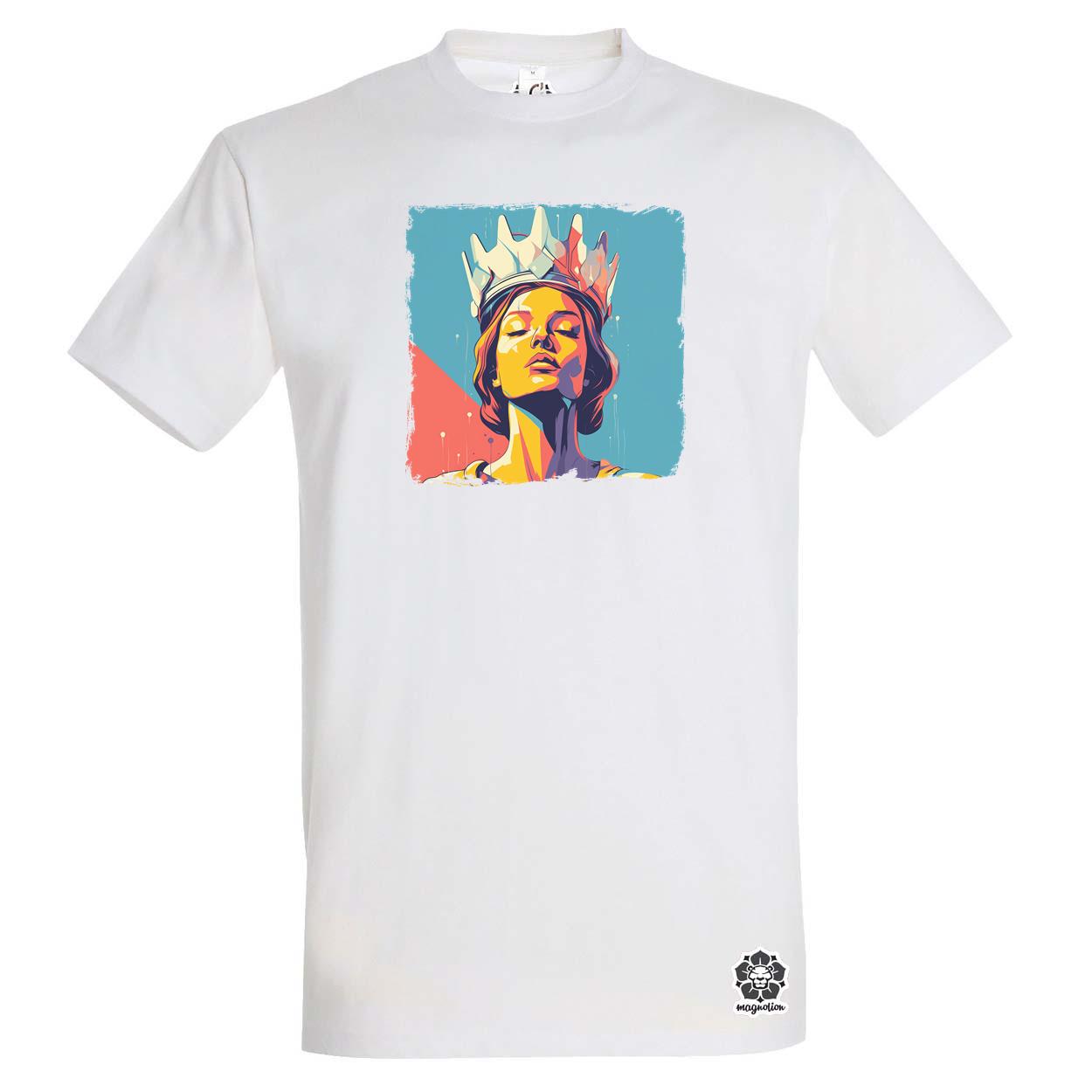 Pop art királynő v1 egyedi póló 
