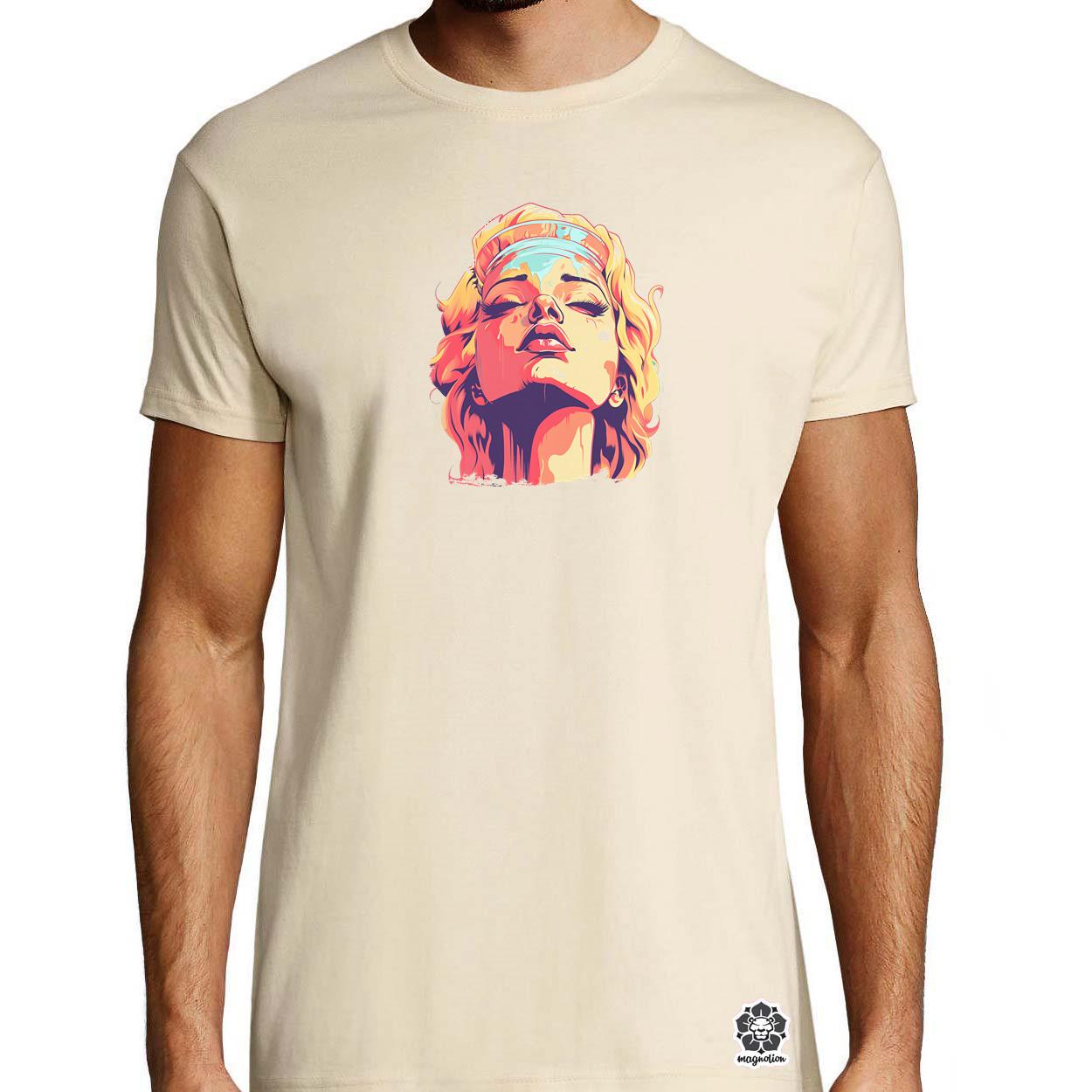 Pop art királynő v3 egyedi póló 