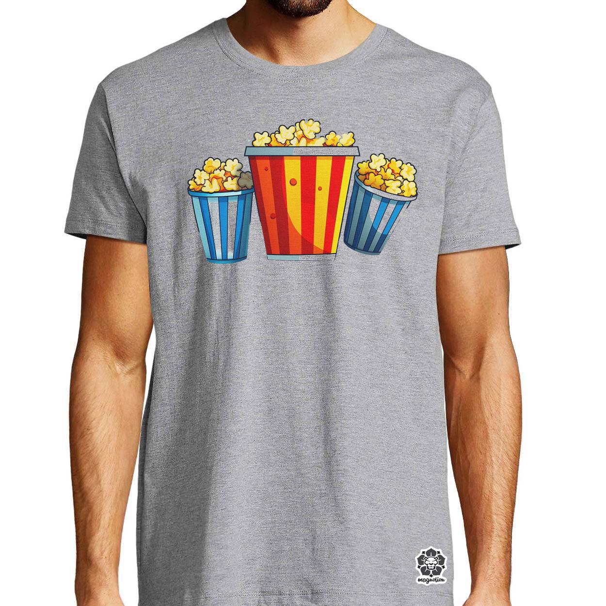Pop art popcorn egyedi póló 