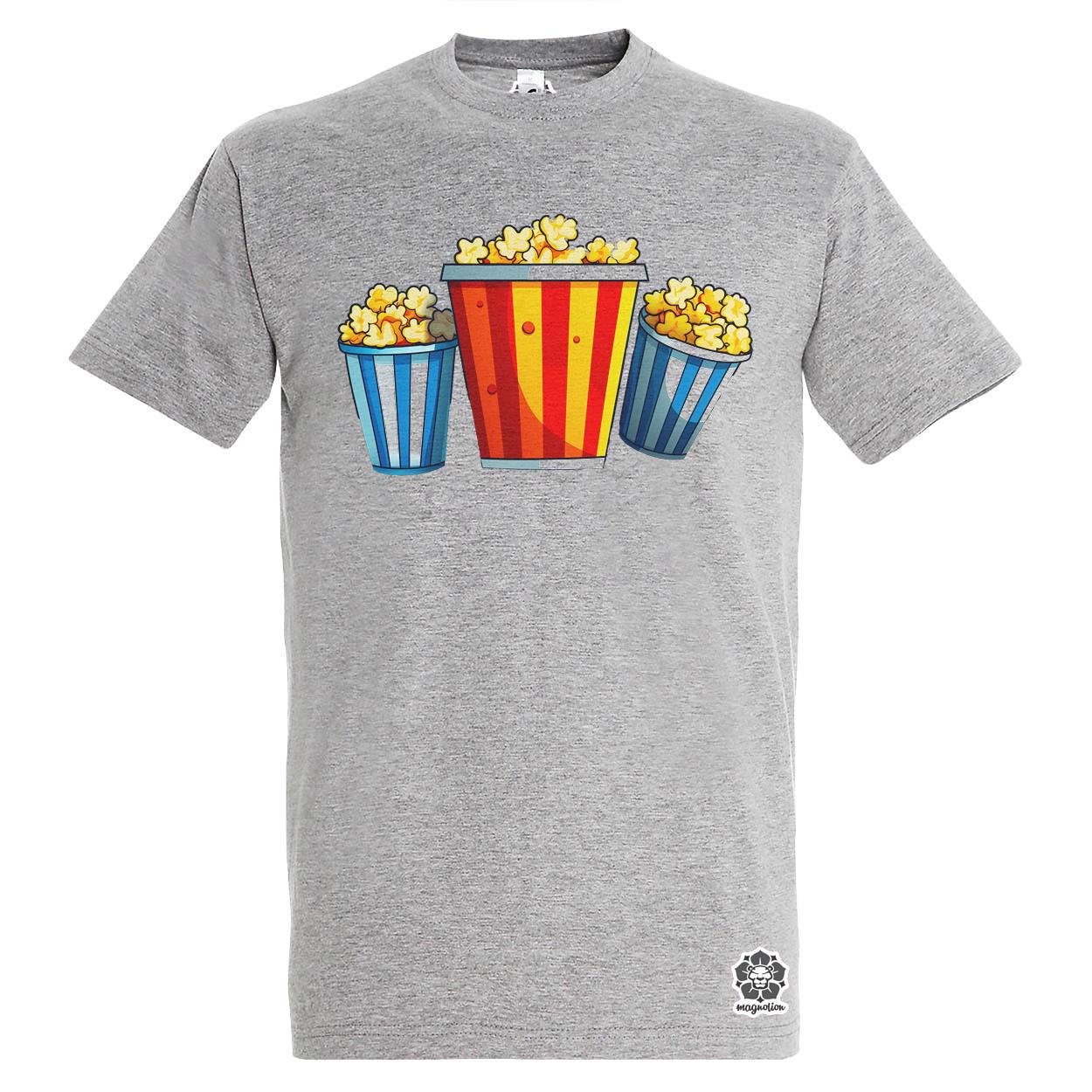 Pop art popcorn egyedi póló 