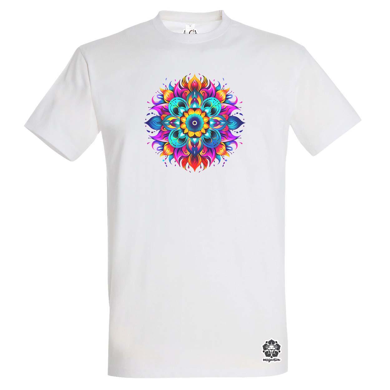 Részletes Mandala v1 egyedi póló 