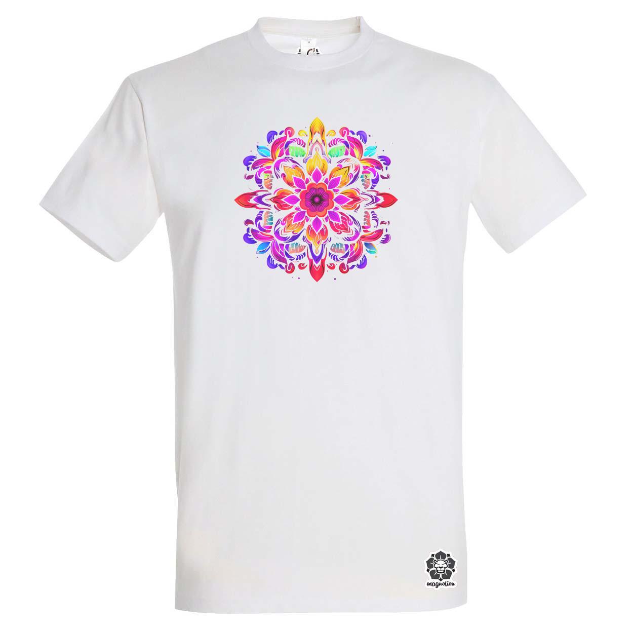 Részletes Mandala v2 egyedi póló 