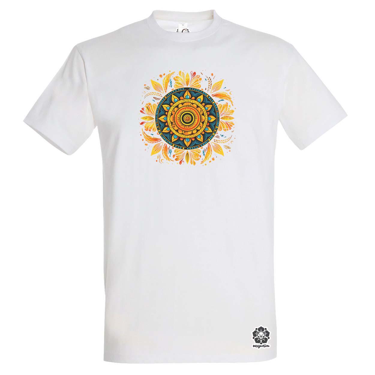 Részletes Mandala v3 egyedi póló 