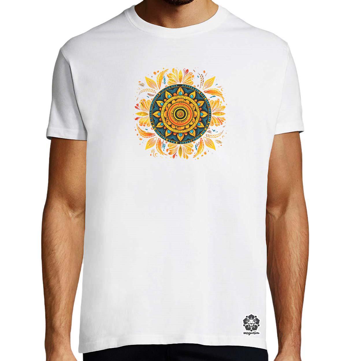 Részletes Mandala v3 egyedi póló 
