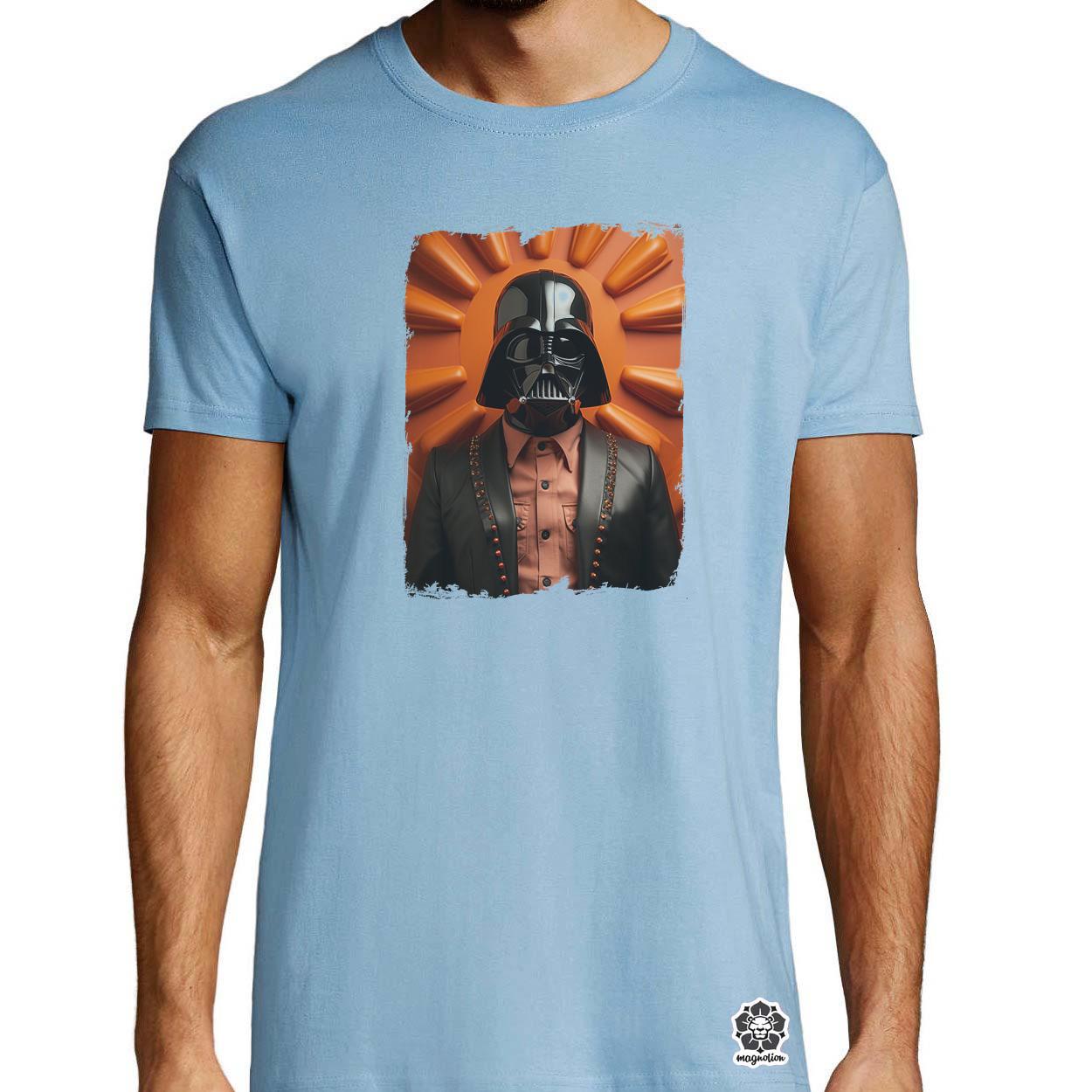 Vader minimál fanart v2 egyedi póló 