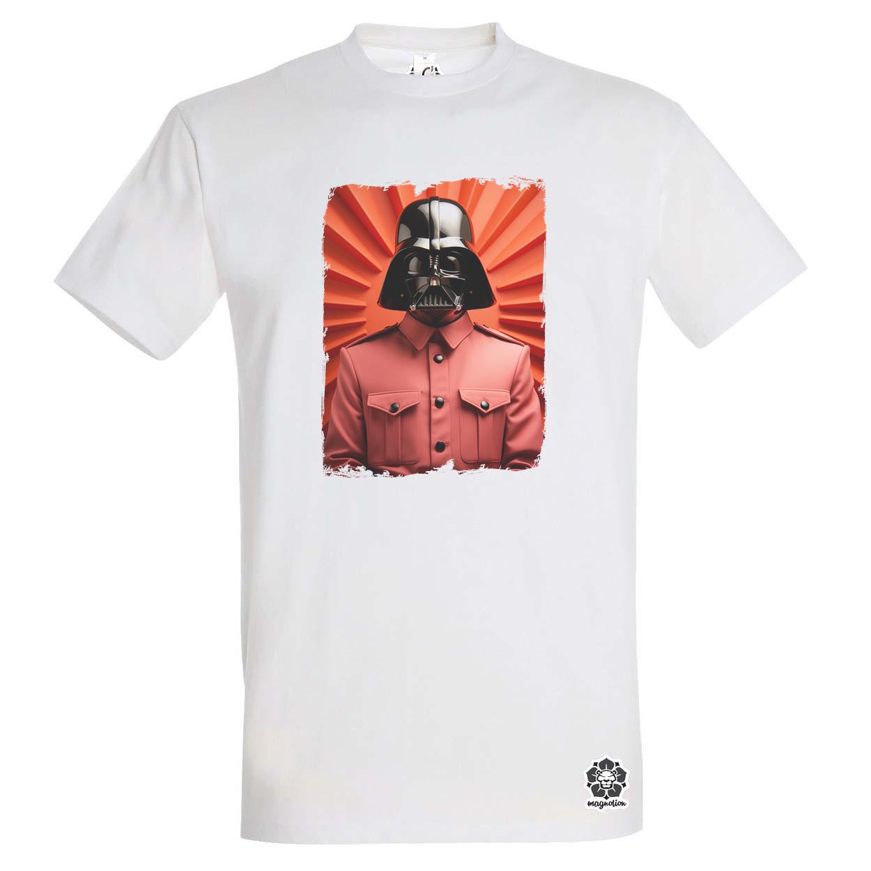 Vader minimál fanart v3 egyedi póló 