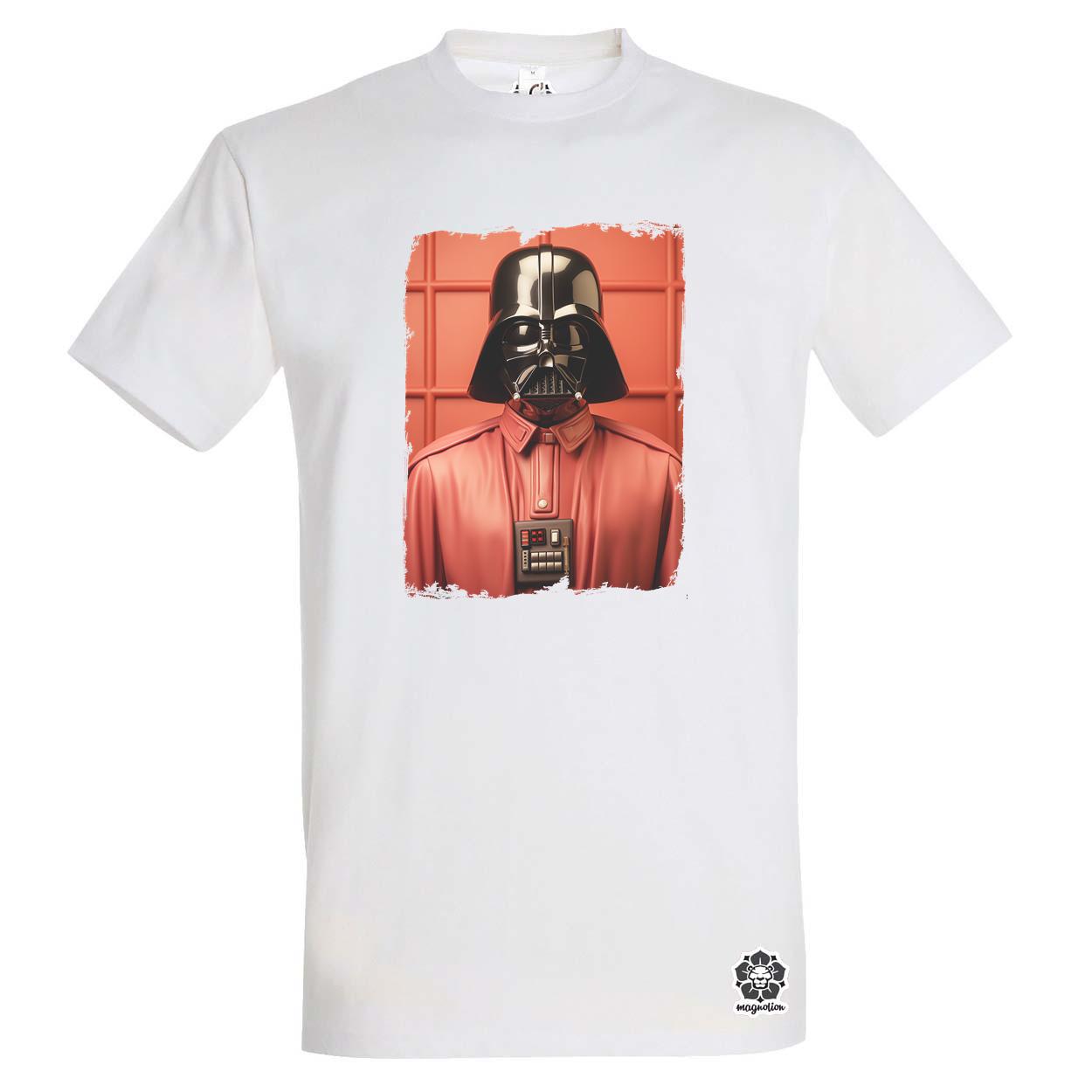 Vader minimál fanart v4 egyedi póló 