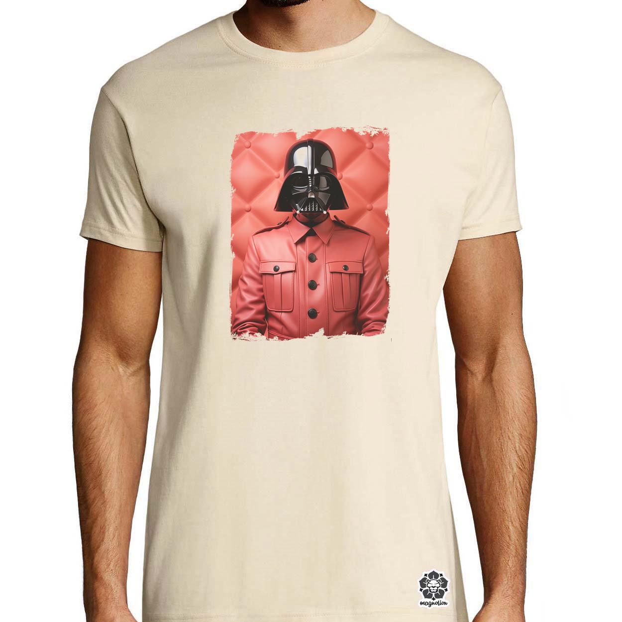 Vader minimál fanart v6 egyedi póló 