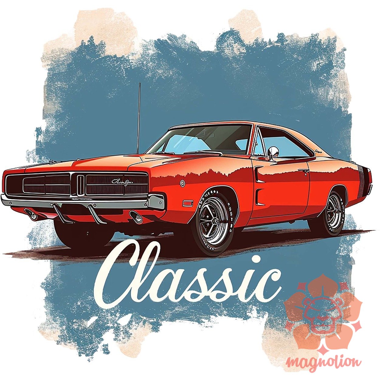 Klasszikus 1969 Dodge Charger v1 egyedi  pulóver 