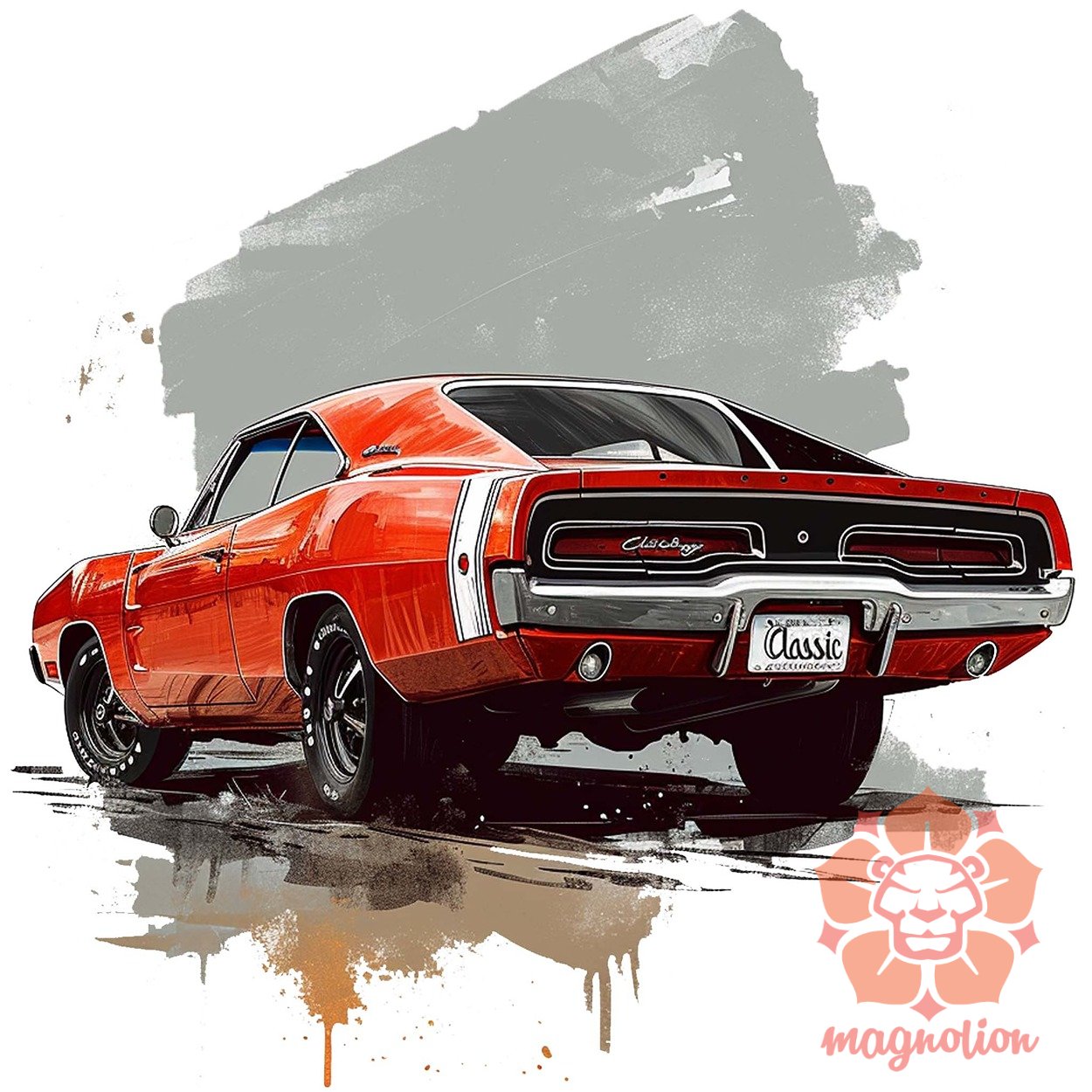Klasszikus 1969 Dodge Charger v5 egyedi  pulóver 
