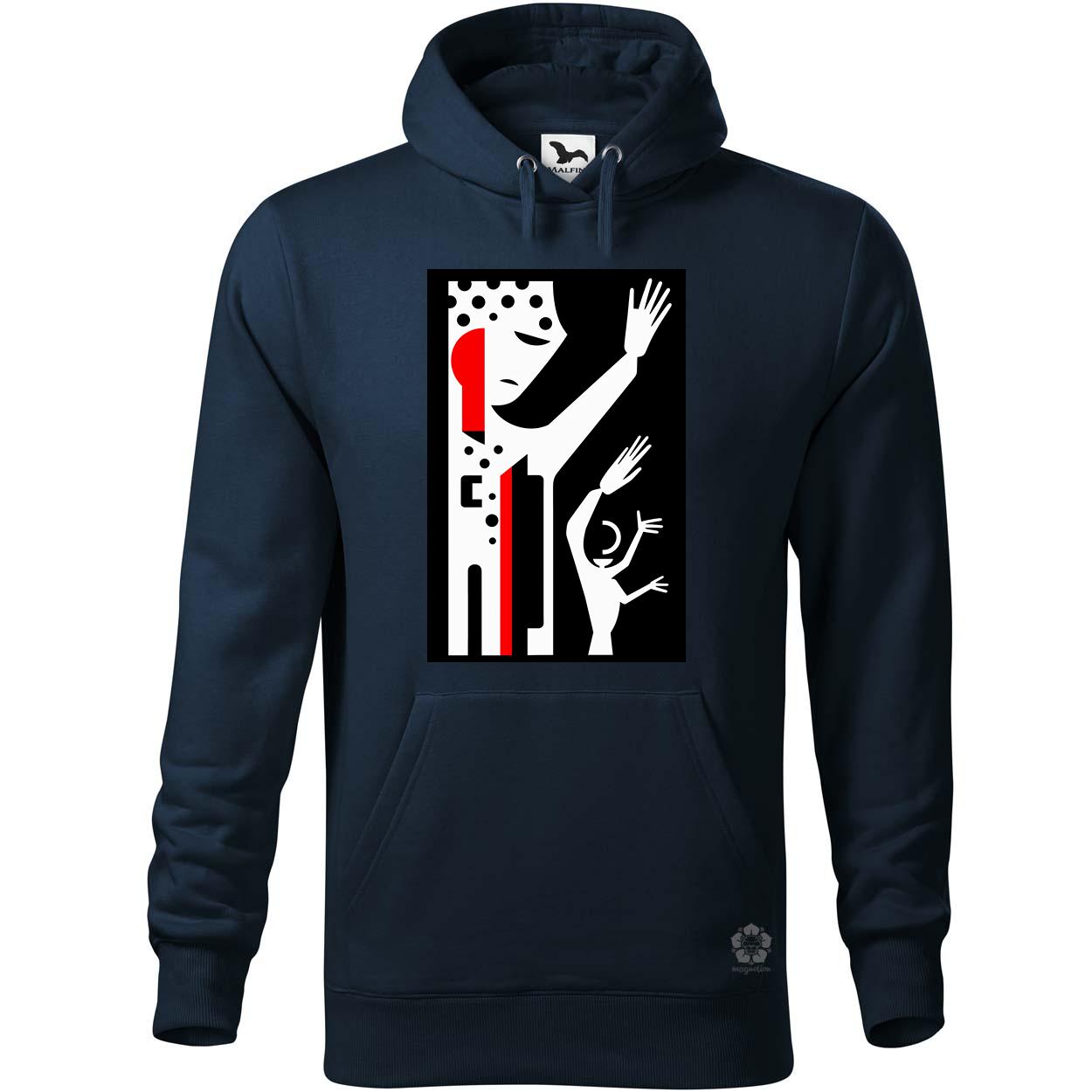 Absztrakt érintésv v2 egyedi  pulóver 