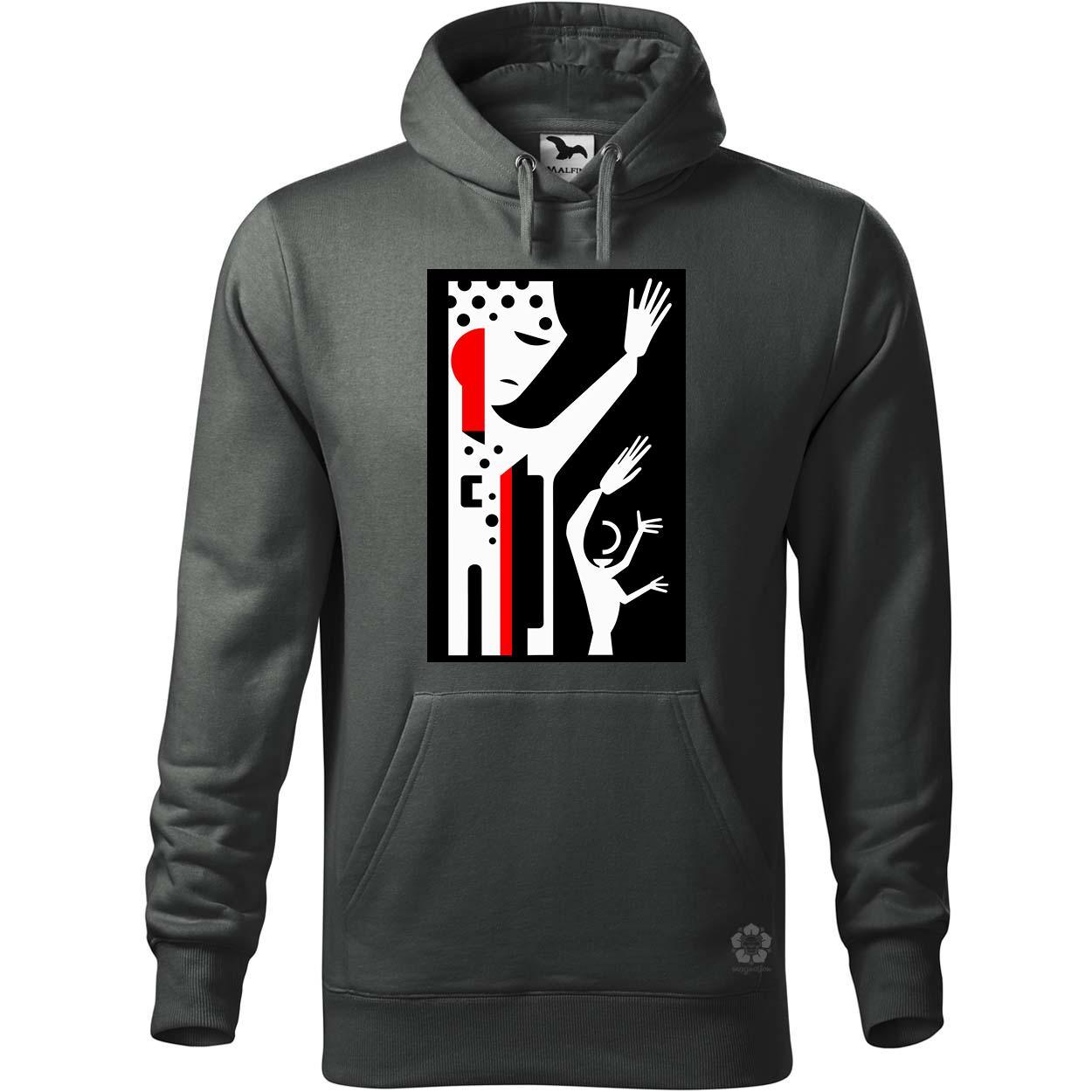 Absztrakt érintésv v2 egyedi  pulóver 