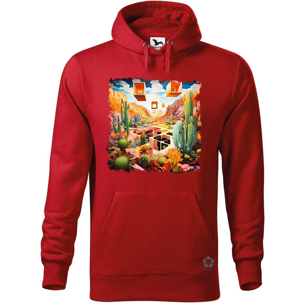 Kocka kaktuszkert v3 egyedi  pulóver 