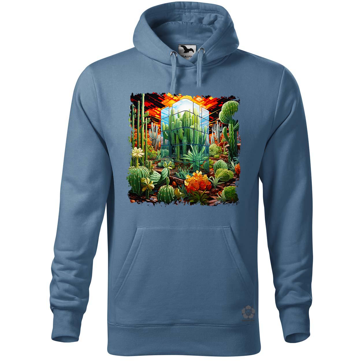 Kocka kaktuszkert v4 egyedi  pulóver 