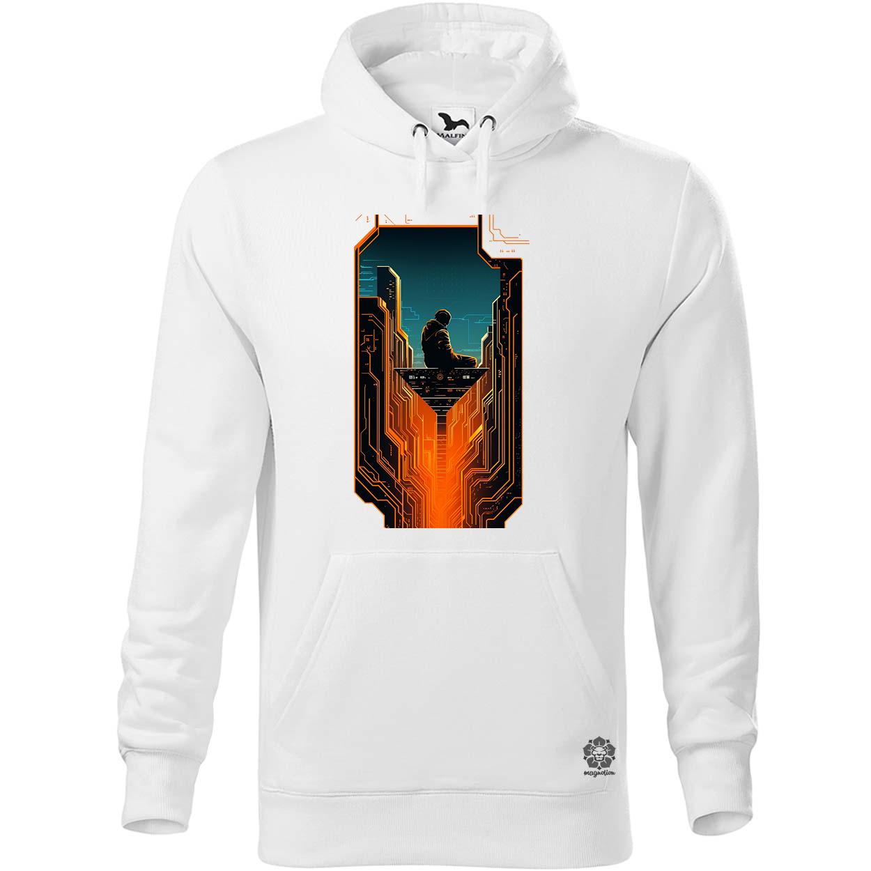 Mono vektor cyberpunk v1 egyedi  pulóver 