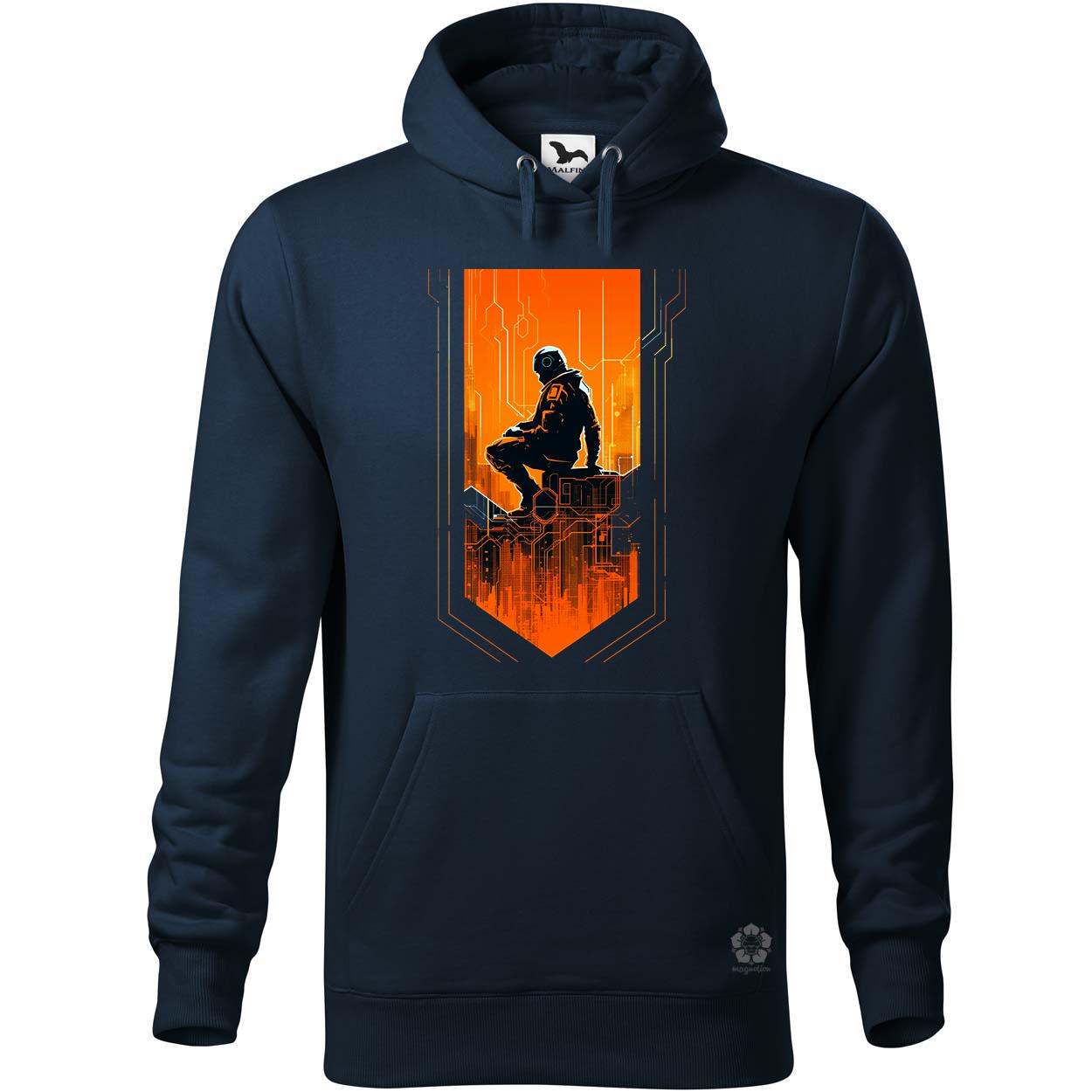 Mono vektor cyberpunk v2 egyedi  pulóver 