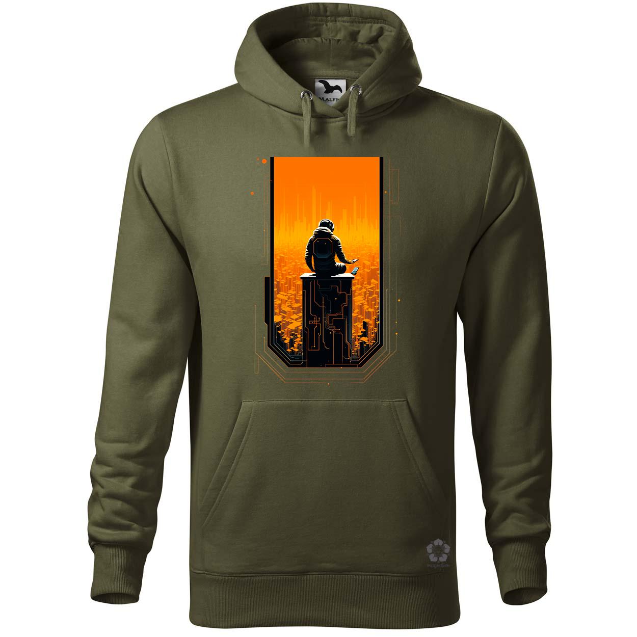 Mono vektor cyberpunk v4 egyedi  pulóver 