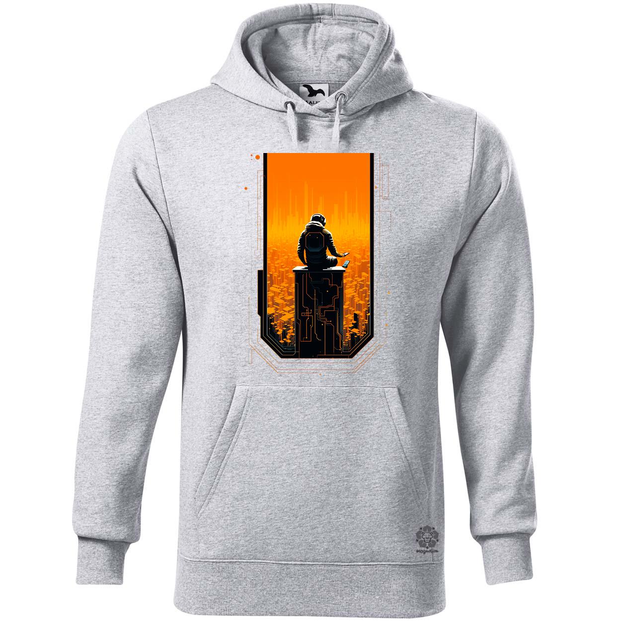 Mono vektor cyberpunk v4 egyedi  pulóver 