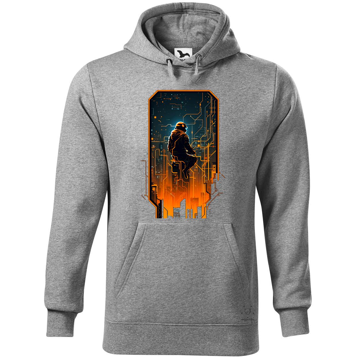 Mono vektor cyberpunk v5 egyedi  pulóver 